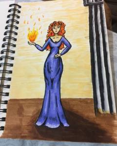 Rowena the Witch Illustration